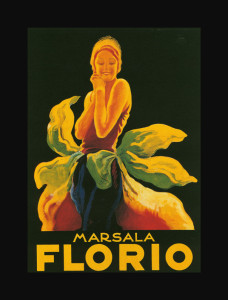 Plakat reklamowy Florio - jednego z najstarszych producentów marsali