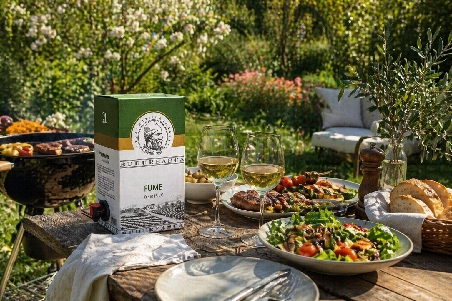 wino na garden party